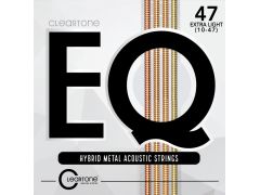 Набор струн CLEARTONE 7810 EQ HYBRID METAL ACOUSTIC ULTRA LIGHT 10-47